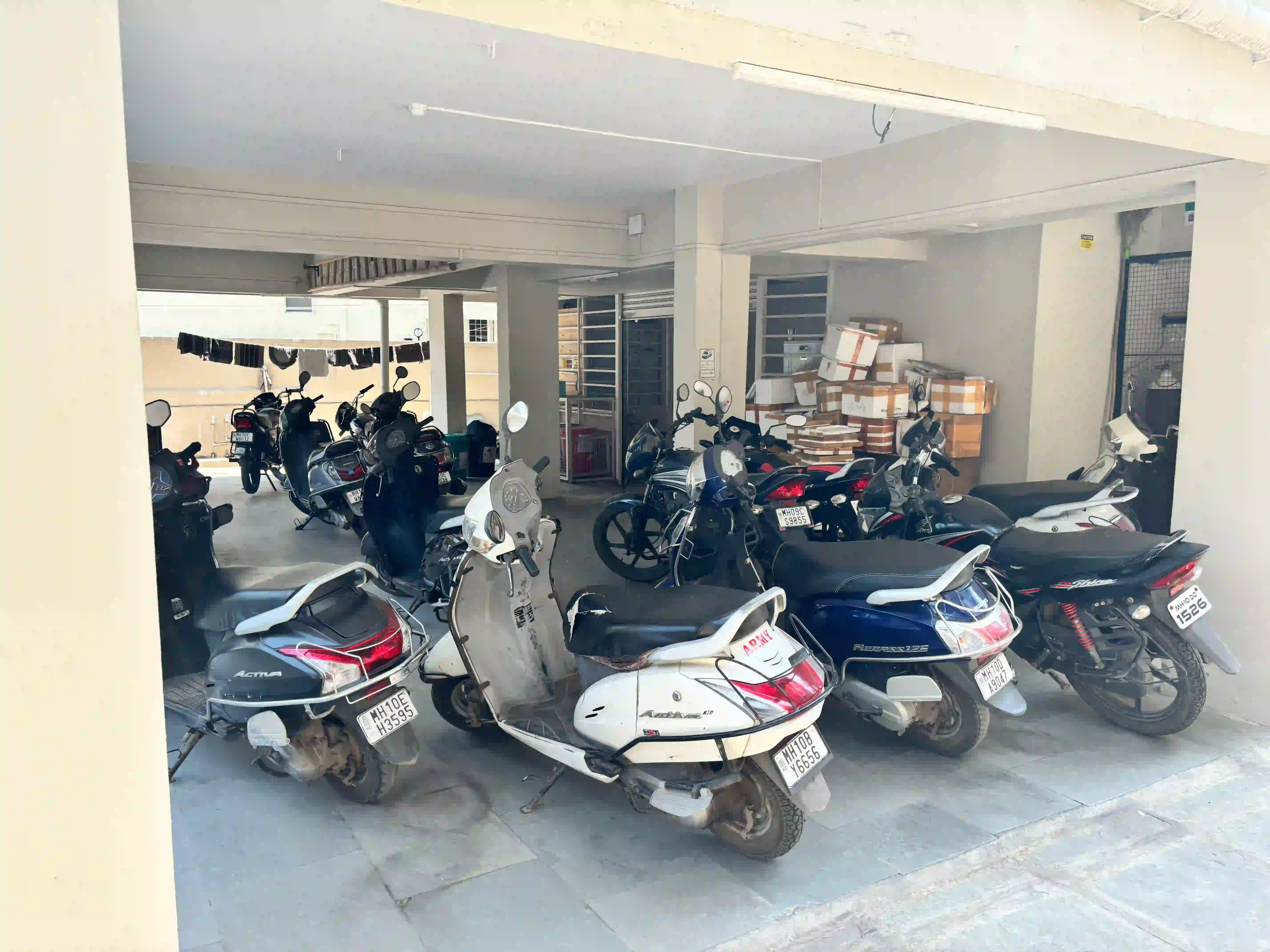 Hospital Parking Area