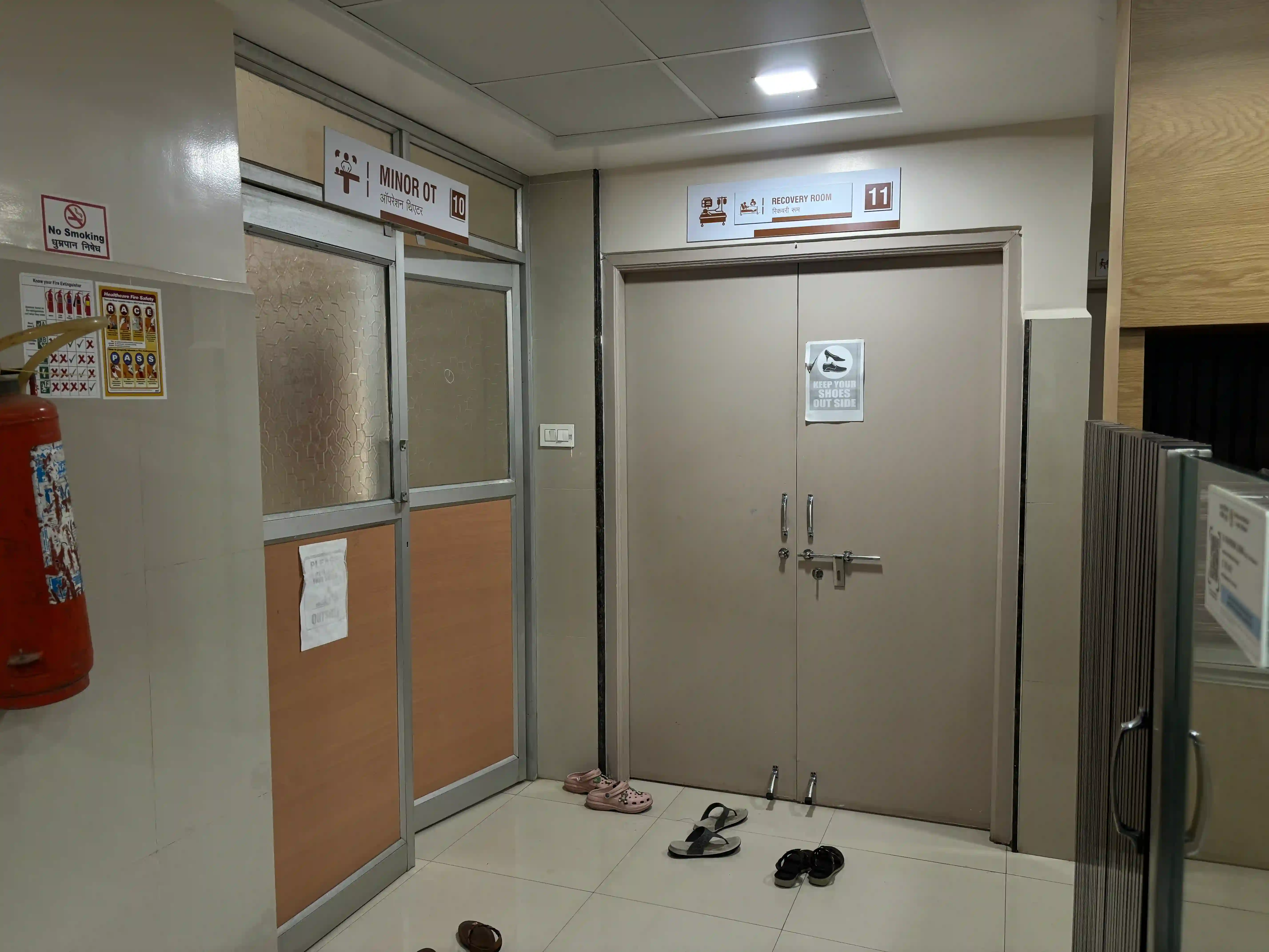 Minor OT & Recovery Room – Front View