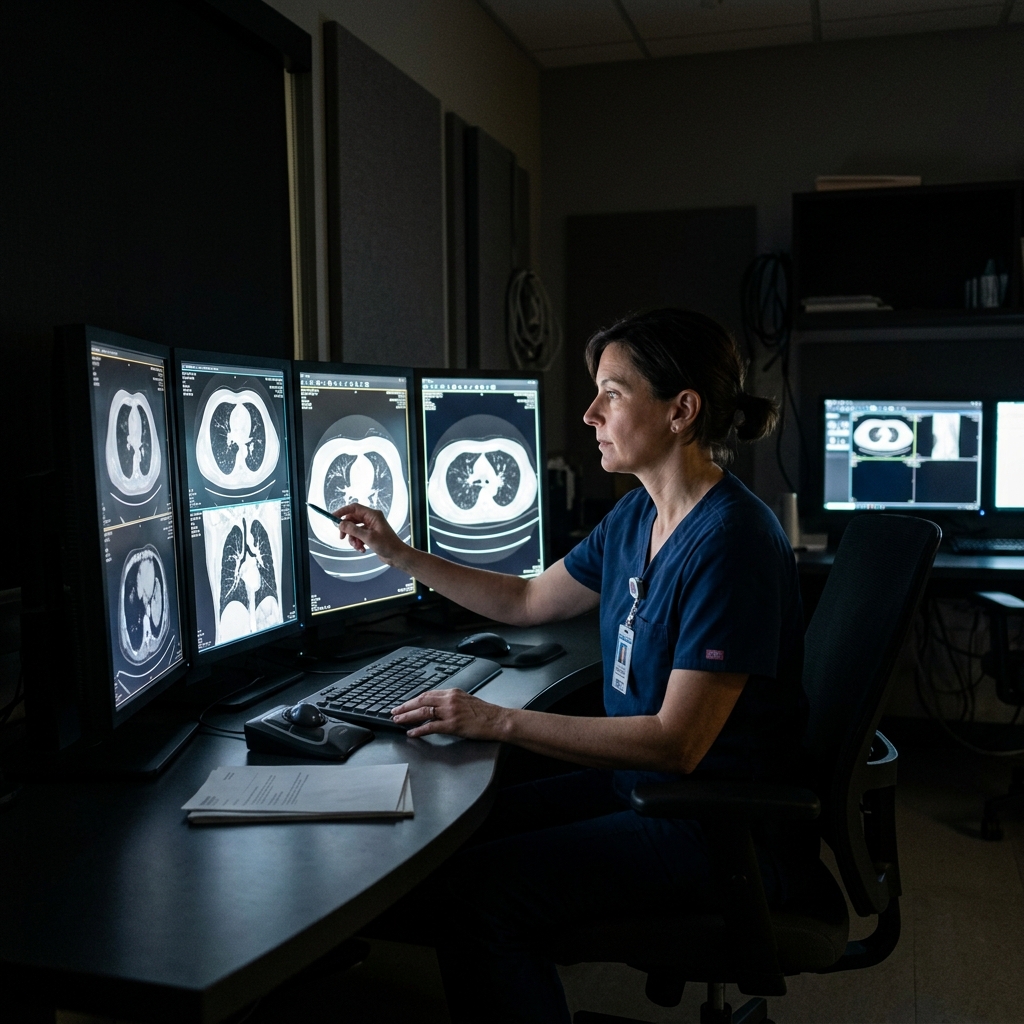 Diagnostic imaging CT MRI PET scan cancer staging Sangli